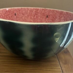 Vintage Shafford Watermelon Serving Bowl Dish UNUSED Hand Painted 8”x8”x4” Japan
